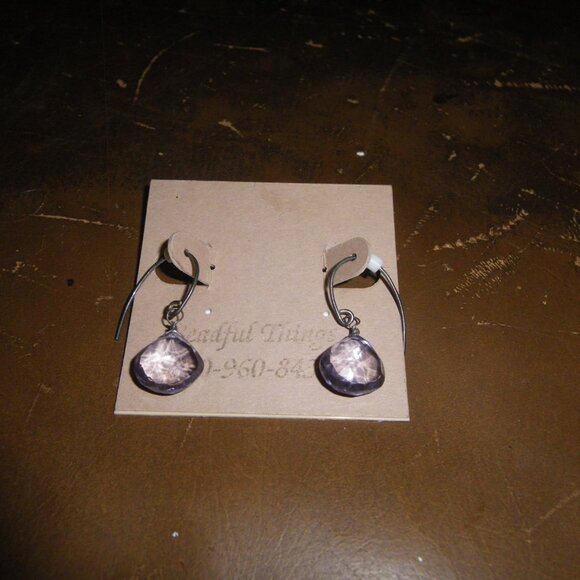 Beadfull Things Jewelry - Women's Sterling Silver & Blue Topaz Gemstone Earrings